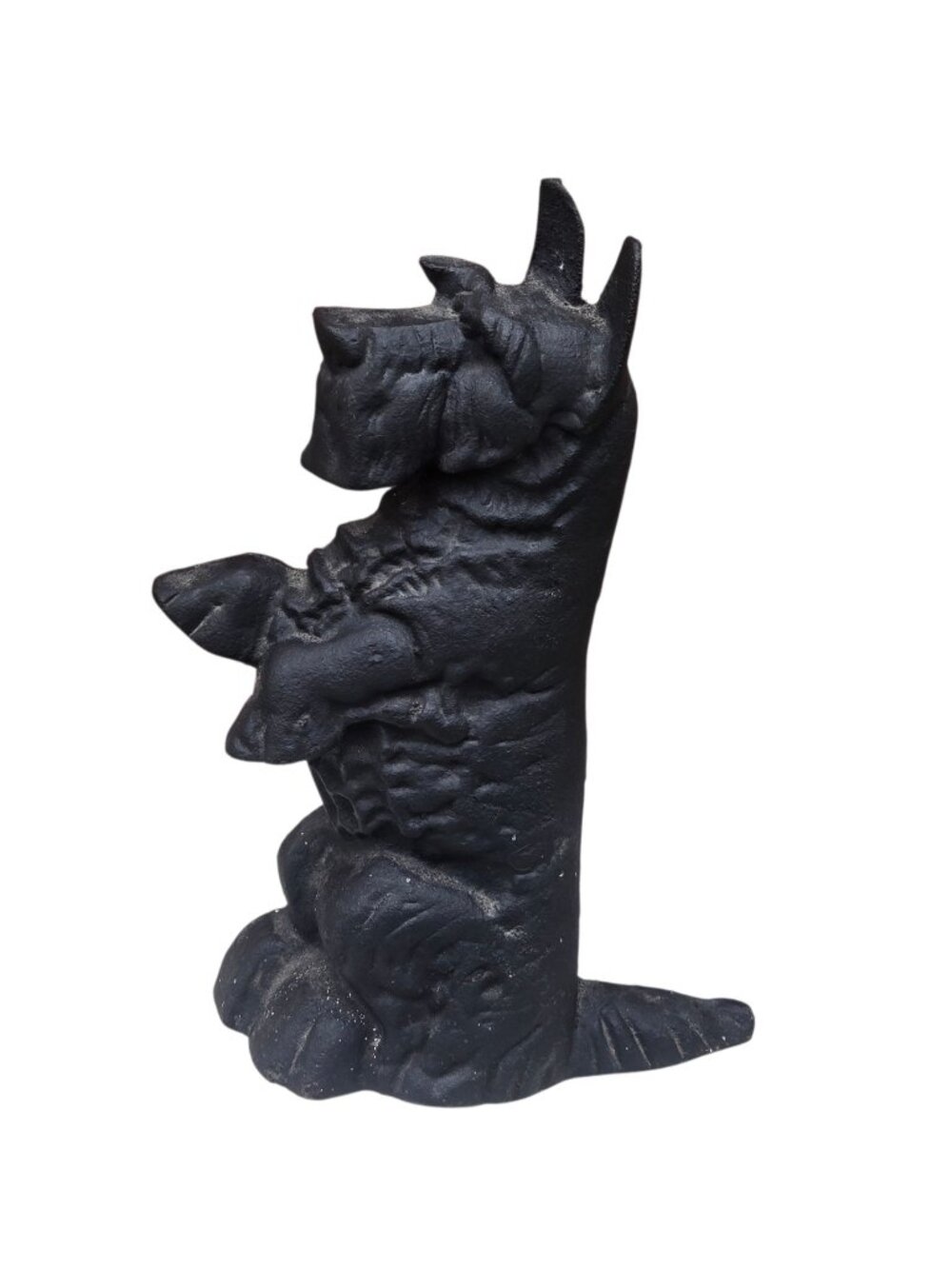 Cast Iron Scottie Dog Door Stop Statue Scottish Terrier 14 inch Black Doorstop